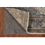 Tapis bleu clair fait à la main 7 x 9
