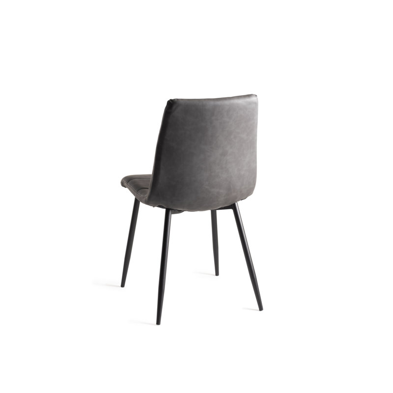 Cressida 283.97cm H Upholstered Side Chair, Grey