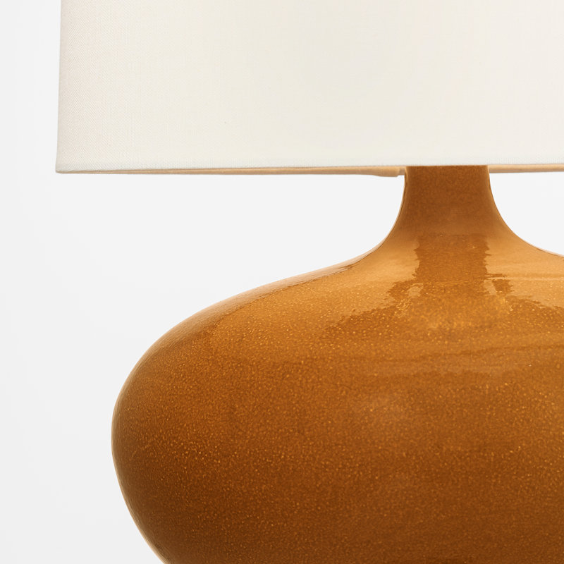 Olinda Table Lamp, Crackled Sienna