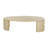 SAVINAH COFFEE TABLE - TRAVERTINE LOOK - NATURAL