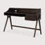 Flow desk - varnished mahogany - rose brown - 2 drawers - rectangular-1391846727