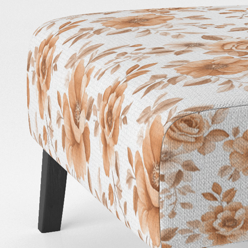 Fauteuil de chambre Country Farmhouse, Pantoufle sans accoudoirs