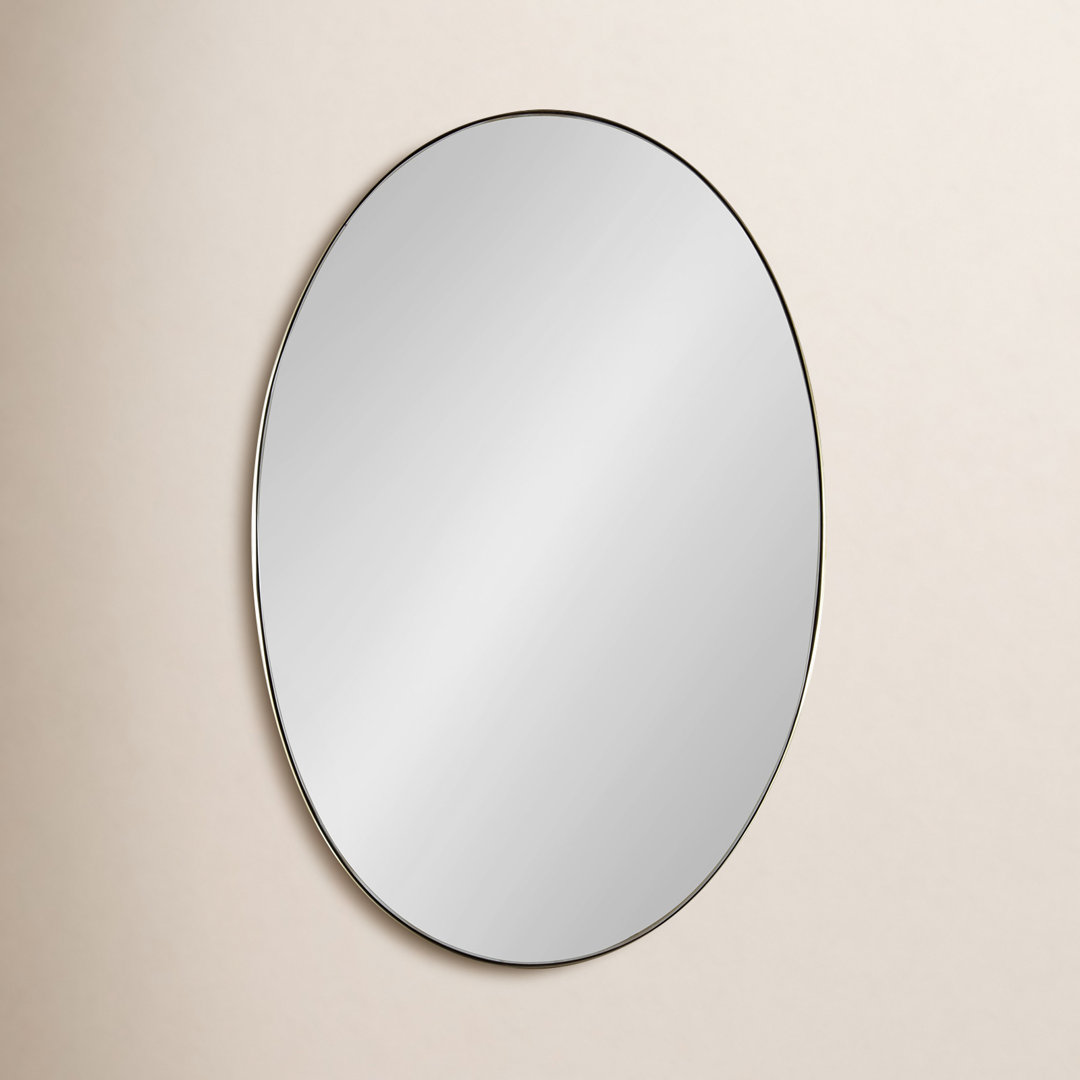 Tennant Modern Oval Metal Framed Mirror AllModern 