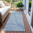 Cheriece Washable Striped Indoor / Outdoor Rug-412963056