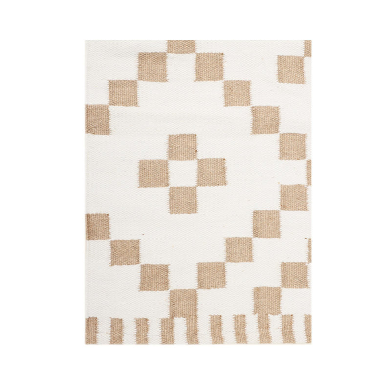 Tapis naturel tissé à la main Gila, Rectangle 9 pi x 12 pi