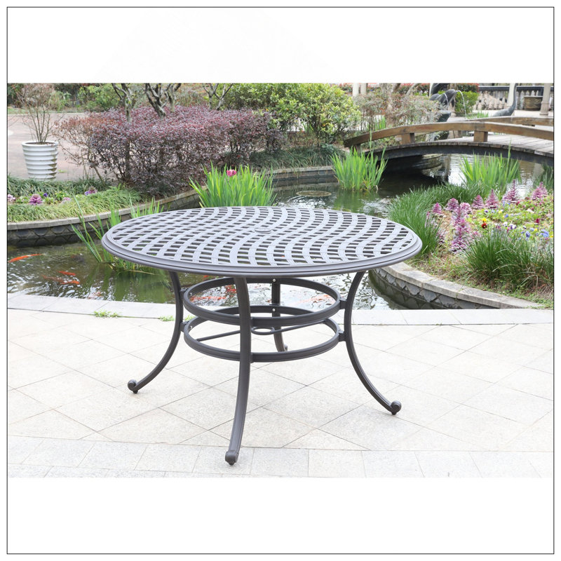 Round Dining Table, Espresso Brown