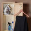 Armoire à repasser murale à finition chêne-12048953