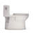 TOTO Redington One-Piece Elongated 1.28 GPF WASHLET+ and Auto Flush Ready Universal Height Toilet with CEFIONTECT and SS124 SoftClose Seat, Sedona Beige - MS672124CEFG#12-123826790-123826791