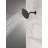 PivotPro Rain Showerhead, Single Setting 7 Inch Round Shower Head 1.75 GPM Matte Black-116423728