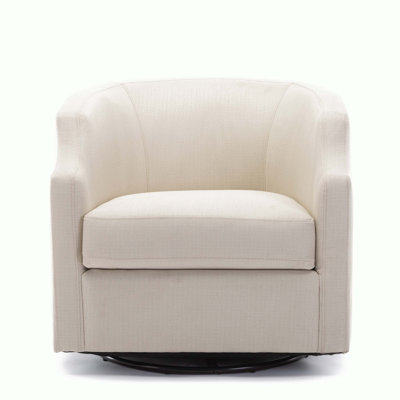 Fauteuil demi-tonneau pivotant