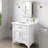 Framed Recessed Wall-mounted Medicine Cabinet with Mirror with Shelves-2061512286-2061512285