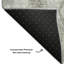 Tapis argent Cerrito lavable à la machine de qualité supérieure-105689258
