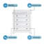 Meuble-lavabo luxueux avec rangement abondant et fabrication durable