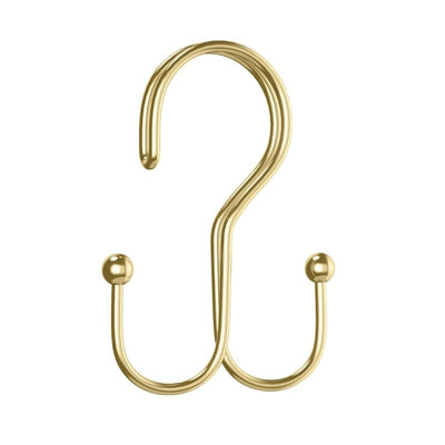 Jamarl Steel Rust Resistant Shower Curtain Hook