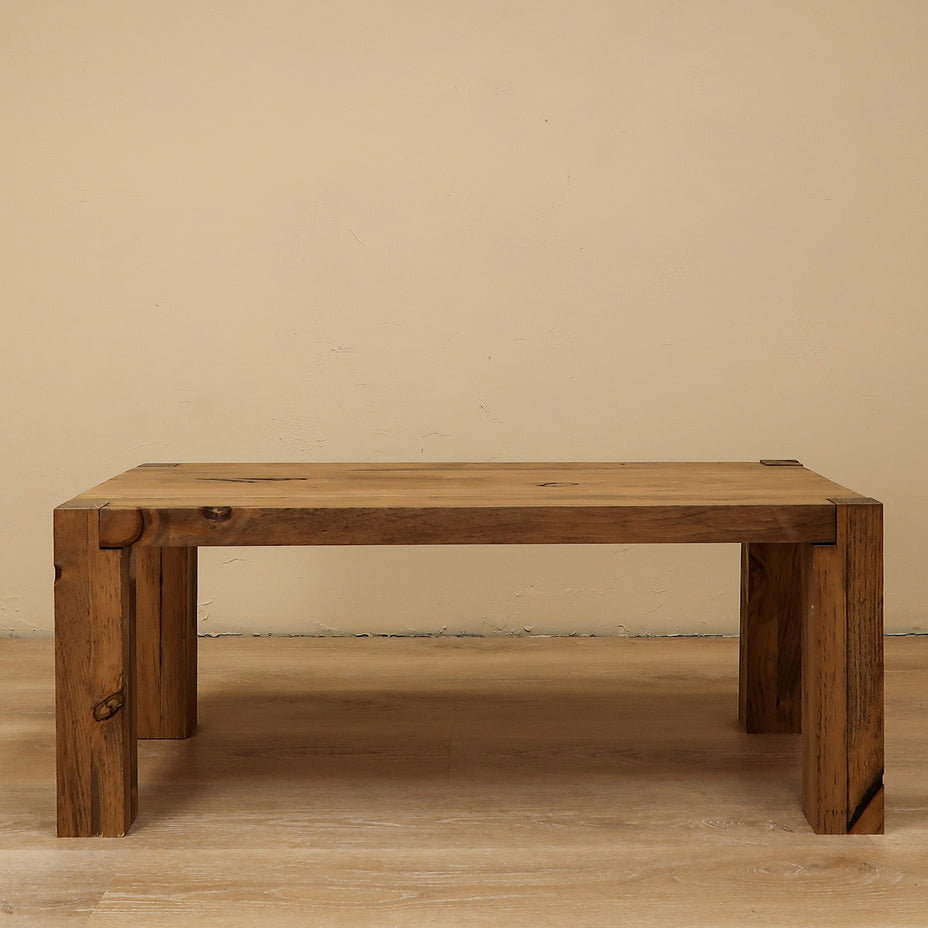 Wayfair Rustic Table Millwood Pines Solid Wood Rustic Coffee Table - Wayfair Canada