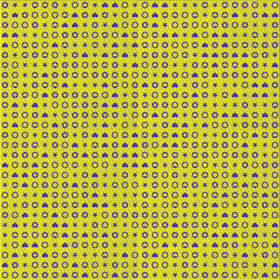 Abstract Yellow/Purple Area Rug