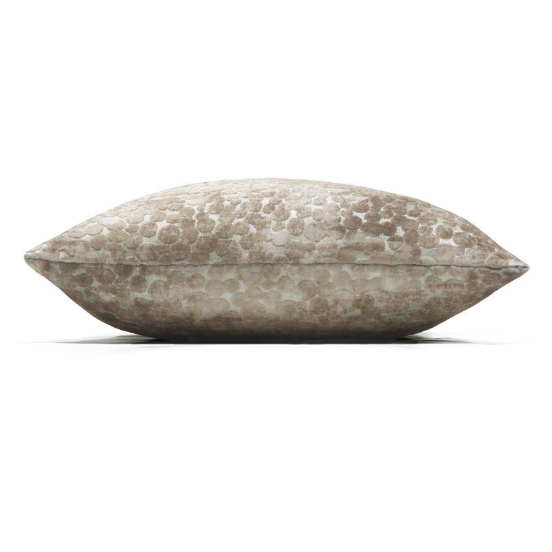 Scrivner Geometric Square Throw Cushion, Blush, Polyester