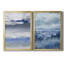 «Soft Solace Indigo», reproduction encadrée de qualité supérieure - prête à être accrochée-61454140-61454150