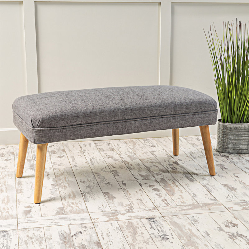 Repose-pieds rectangulaire en tissu avec repose-pieds