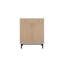 Spacious Bar Cabinet In White+pecan, 36.47 In. Depth, Modern Look 39 Package Depth With Interior And Soft Close Features