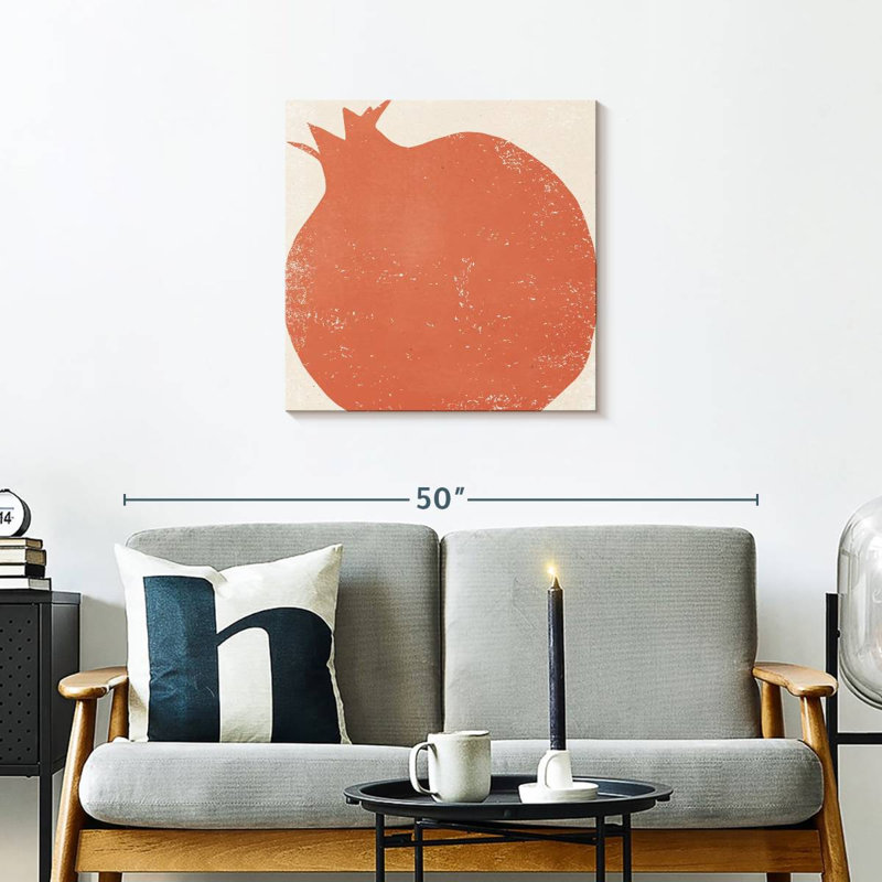 Yarlin Graphic Fruit, 24" H x 24" W