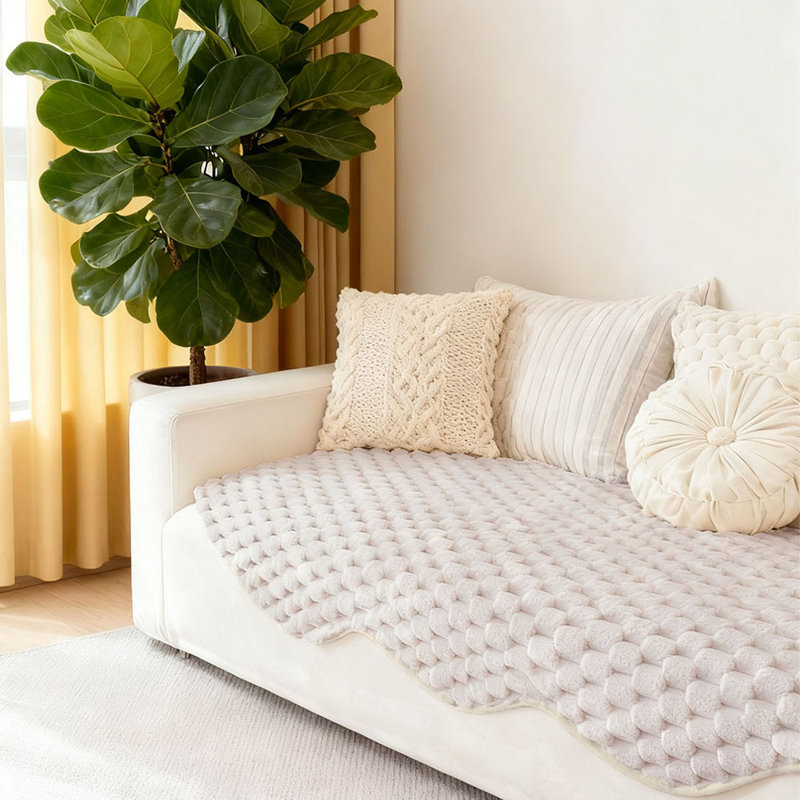 Sofa Slipcover, White