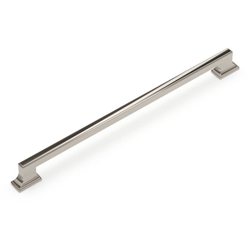 Brownstone Appliance Pull, 18", Polished Nickel
