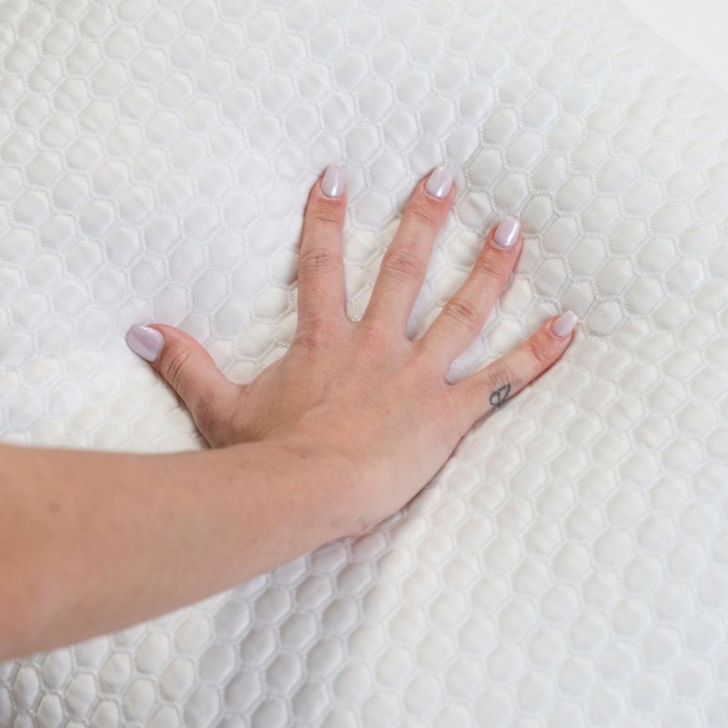 Oreiller standard en mousse viscoélastique déchiquetée GhostBed - paquet de 2, Standard