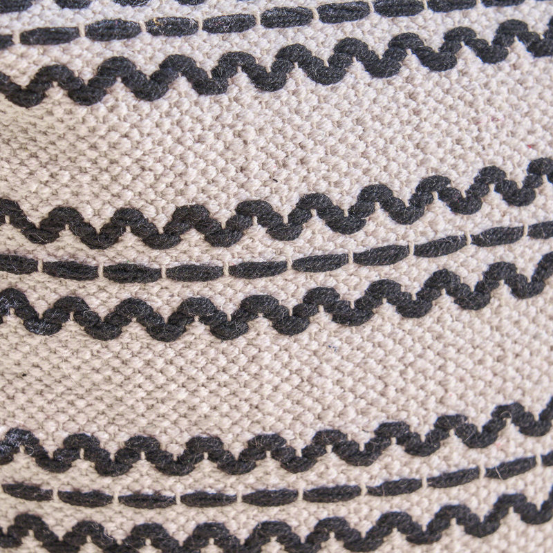 Pouf rembourré en tissu