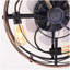 Ventilateur de plafond de type montage 19 po, moteur réversible, télécommande CC, ventilateur de plafond à 6 vitesses, minuterie, pour le salon, la chambre à coucher ou la salle à manger - ampoules non incluses