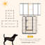 Panel Steel Pet Barrier With Door-93798969