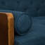 Superbe en bleu marine, style Mid-Century moderne avec style