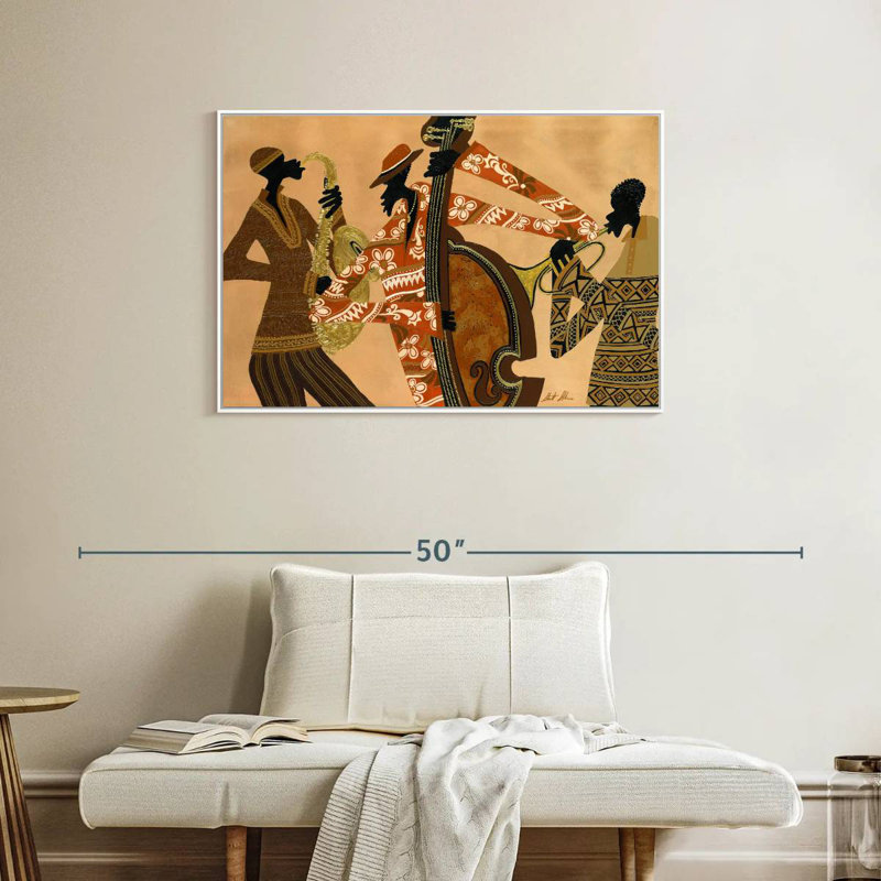 All That Jazz, Cadre flottant blanc, 37 po x 25 po