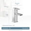 Robinet de salle de bain 90 trous à un trou avec drain-1852689045