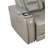 Danykah Leather Console Loveseat Light Gray-204574208