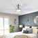 46" Ceiling Fan with Light Kit and Remote Control
