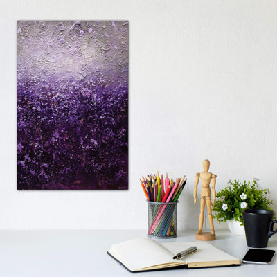 Purple Haze by Osnat Tzadok - Wrapped Canvas Painting