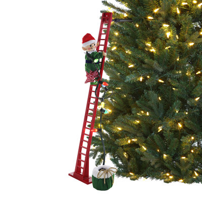 Magie de Noël super-escalade animée blanche 43 po