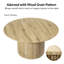 Table basse ronde en bois manufacturé Marrina-517533681