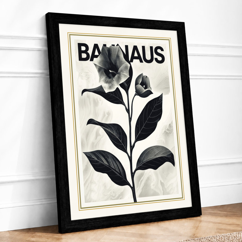 Bauhaus Botanica Botanical - Print, A1 - 84.1 x 59.4 cm, Black