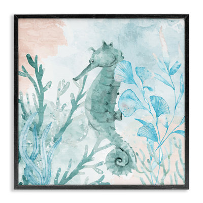 «Seahorse Sea Swim», estampe numérique, conception de Kim Allen