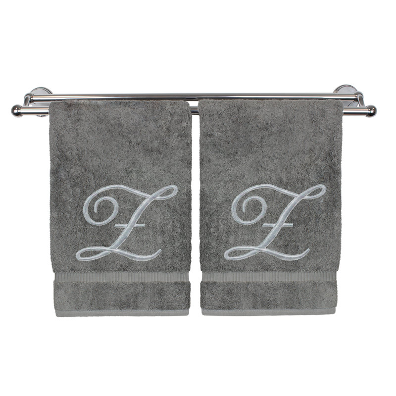 Super Plush Hand Towel, Z, Gray/Silver