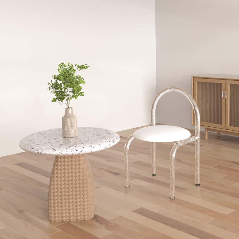Tabouret de coiffeuse en acrylique Chert