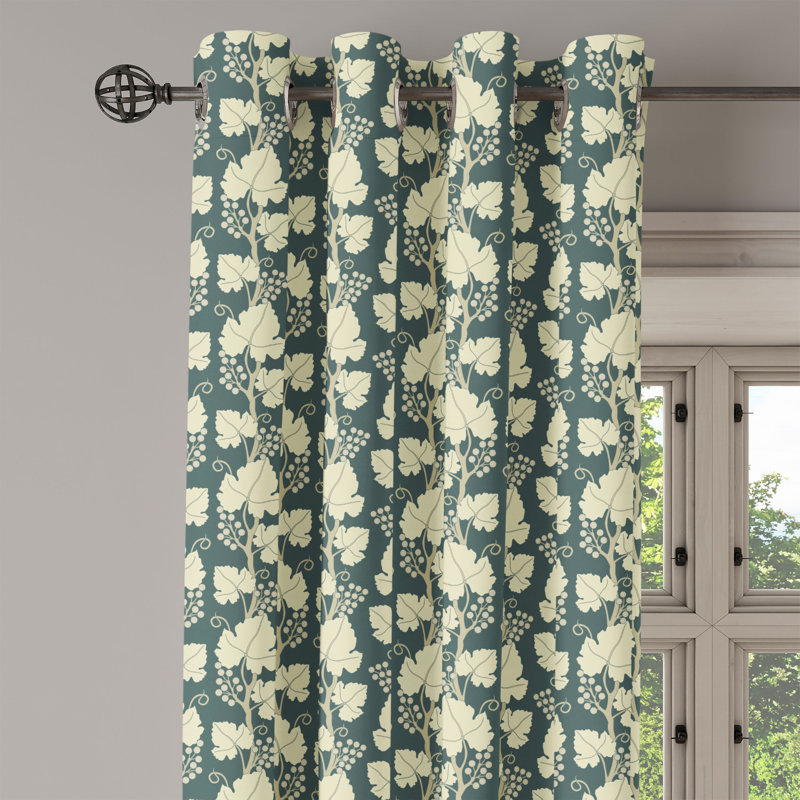 Rideau à 2 panneaux de rideau à œillets 50 po x 120 po Latitude Beige Latitude Run®, L 50 po x L 108 po