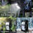 LED Solar Power Dusk to Dawn Outdoor Security Flood Light with Motion Sensor-101624826