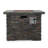 35" SQUARE MGO FIRE PIT - 40000 BTU.