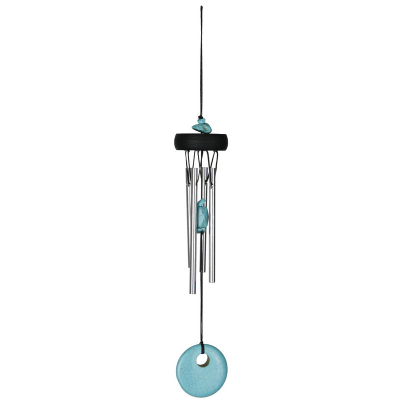 Pierres précieuses - carillon rose turquoise