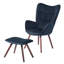 Fauteuil capitonné de 26,6 po Cedrica-376433778-379410981