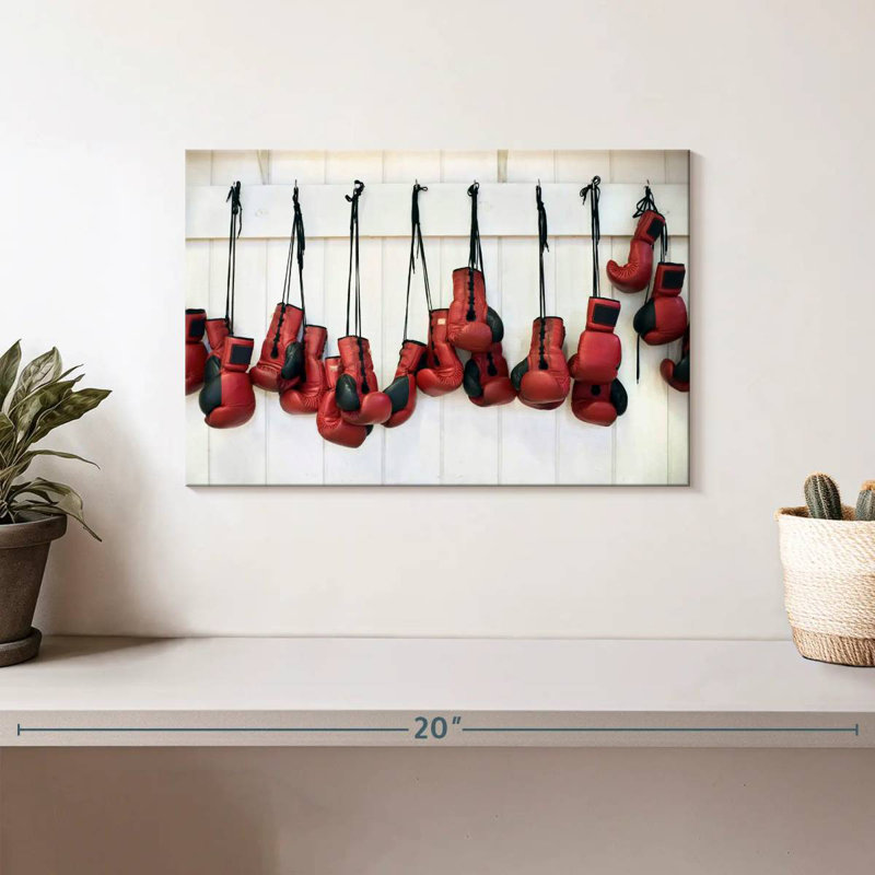 Gants de poinçonnage rouges Sireci, H 8 po x l 12 po