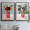 Centre de table I - ensemble de 2 reproductions d'art sur toile